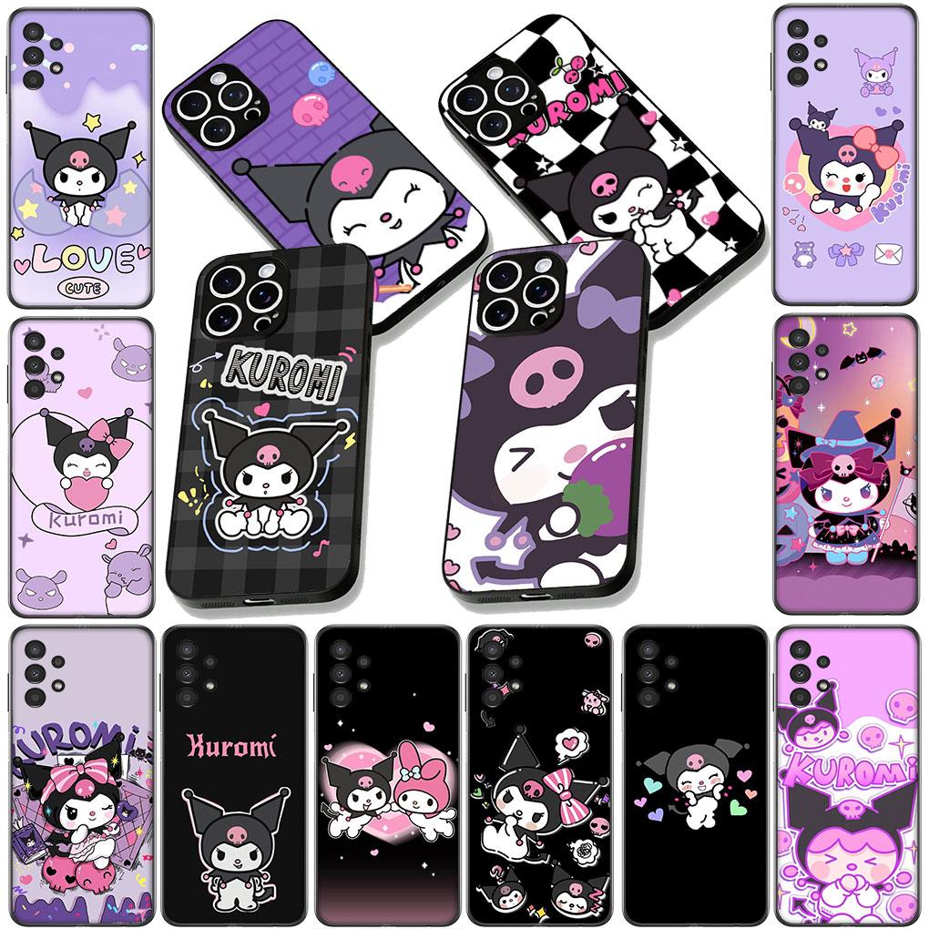 Soft Cover for Apple iPhone 13 12 Mini XS 11 Pro Max 7 8 Plus XR SE 2022 2020 SE3 Coque Phone Case Lovely Kuromi Cartoon