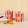 1 Bucket of Nine Creative Simulated Fried Chicken Bucket Eraser Set Drum Stick and Chicken Wing Eraser, Christmas Gift for Child