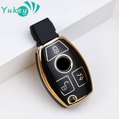 3 Buttons TPU Car Key Case Cover Key Bag For Mercedes Benz A B C S Class AMG GLA CLA GLC W176 W221 W204 W205 Accessories Holder Shell