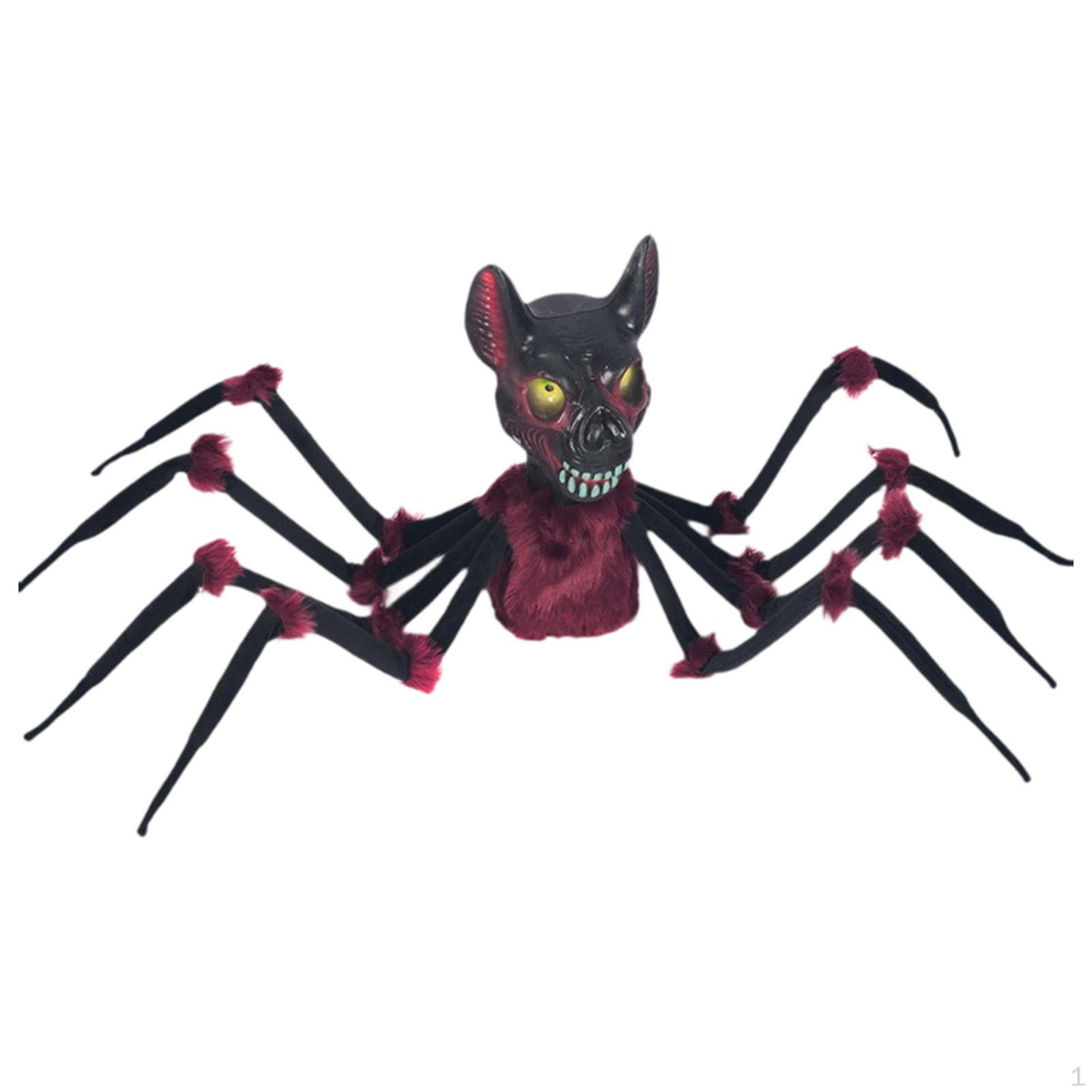 

Halloween Decoration Figurine Lighted 3.9ft Prop Bendable Legs Craft Decor Toy for Porch Style B