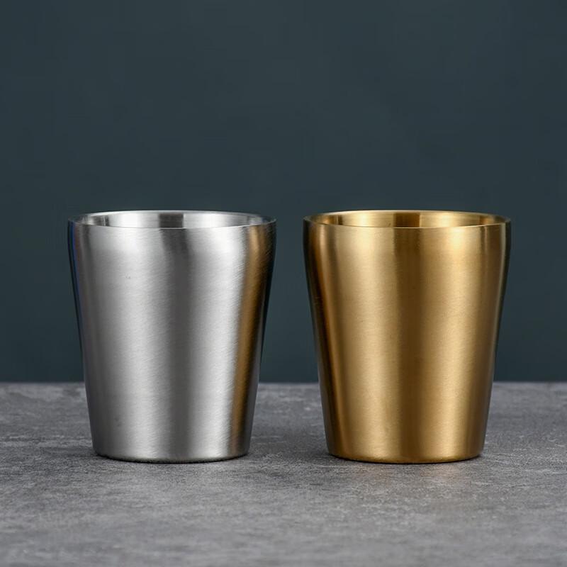 Jimeijiduo 304 Stainless Steel Insulated Beer Mugs (2-Pack)