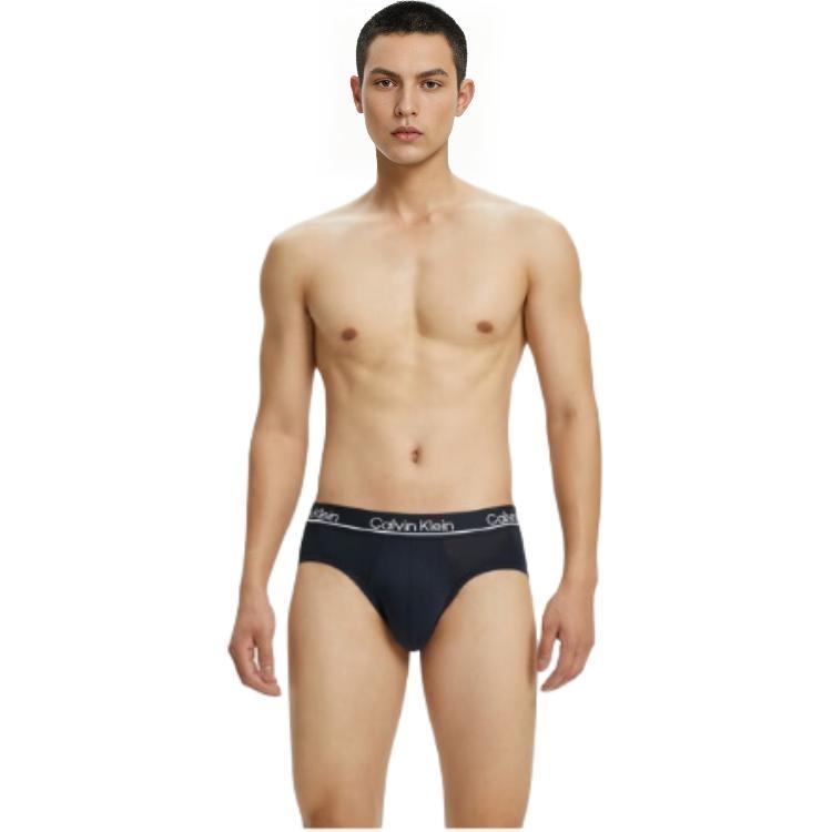 Calvin Klein Casual Logo High Elastic Breathable Briefs Three Pack Men underwear NP2442O-0NJ