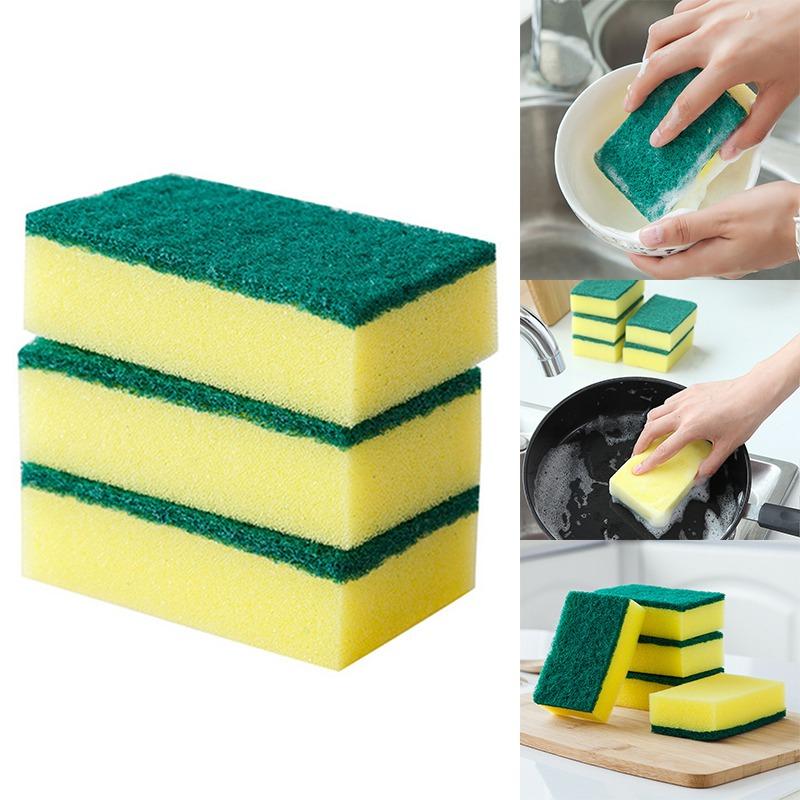 Decontamination Wash Dishes Wash POTS Kitchen Supplies Square Cleaning Sponge Wipe Single Sheet