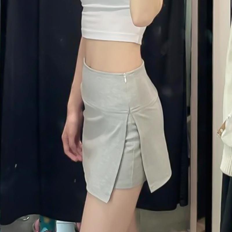 Summer New High-waisted Culottes A-word Skirt Fitness Yoga Skirt