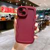 Luxusní matný nárazuvzdorný silikonový kryt s vlnitými liniemi pro iPhone 15 14 13 12 11 Pro Max X Xs XR Max 7 8 Plus matný nárazuvzdorný měkký silikonový kryt s motivem cukrovinek