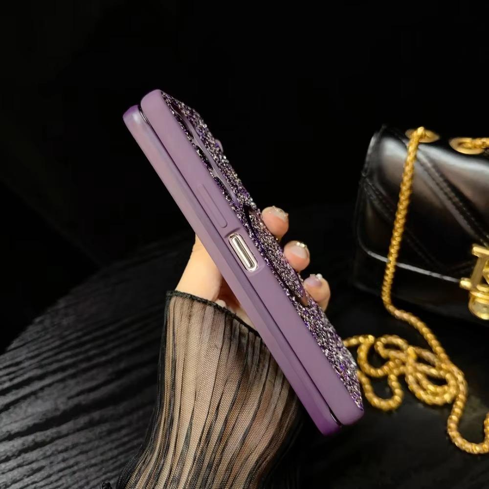 High-end Luxury Magsafe Magnetic Sparkling Diamond Brilliant Phone Case for Samsung Galaxy Z Fold 7 6 5 4 3 TPU Soft Edge Cover