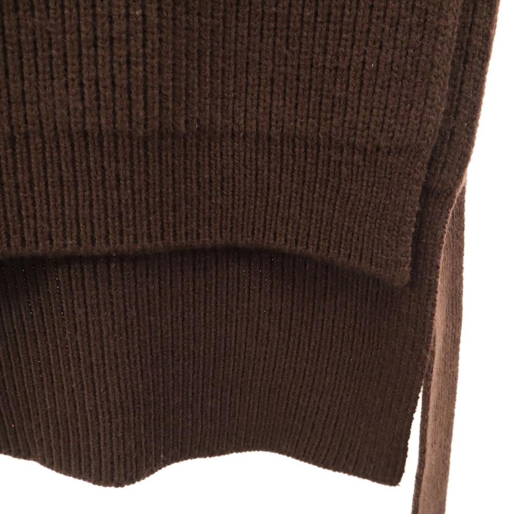 AMERI UNDRESSED Long sleeve high neck knit Best M Brown Women Used