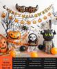 Halloween Kindergarten Party Wall Decor: Balloons & Props for Kids' Atmosphere