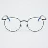 Alloaiweeo [Illusionist] Oversized Round Titanium Gray Eyeglass Frames Il8404 1010M