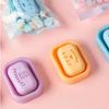1pcs/4pcsmix Random New Student Stationery Realistic Floral Bubble Shape Soap Eraser Stationery Toy Gift Funny