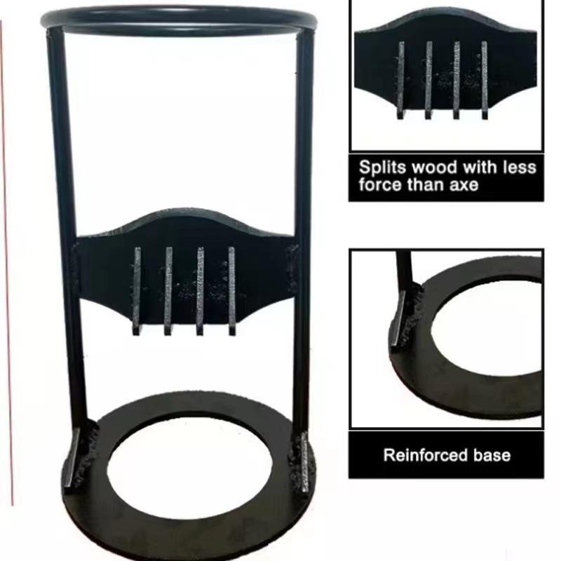 Manual Firewood Distributor Wedge Hatchet Firewood Distributor Handmade Cast Iron Kindling Firewood Splitter Outdoor Tools Drill