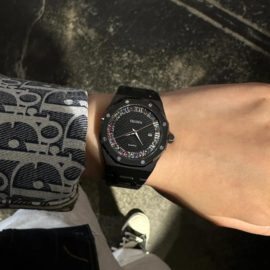 Retro Y2K Blobject Horloge—Een Uniek, Gepersonaliseerd Ontwerp, een Retro Tijdstuk Geschikt voor Zowel Mannen als Vrouwen, en het Perfecte Vakantiegeschenk minder