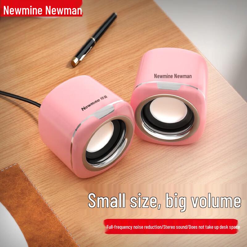 

Newmine BT55 Wired Desktop Computer Speaker CN plug (adapter included)