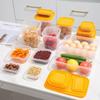 17-teiliges/Set Frischhaltebox-Set Kunststoff-Lunchbox Küche Kühlschrank Zutatenverpackung Mikrowellen-Lunchbox