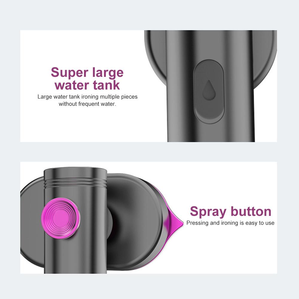 Portable Iron Steamer for Clothes 40W 90 Degrees Foldable Garment Steamers 60ml Water Tank 20