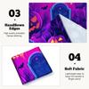 BVBOX Blacklight Halloween TapestryUV Reactive Glow In The Dark Black Light Trippy Tapestry Posters for Living Room, B