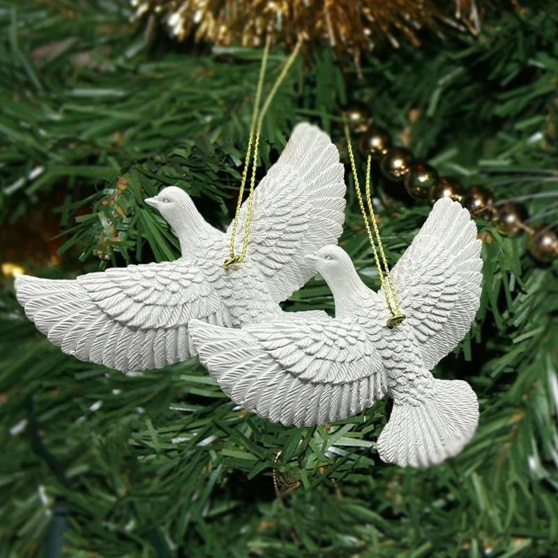 New Year Christmas Ornament Doves Style Friendship Doves Christmas Tree Ornaments Best Gift for Someone Special
