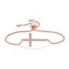 Cross Jewelry Adjustable Copper Zircon Stone Bracelet For Women Gift Travel Souvenir