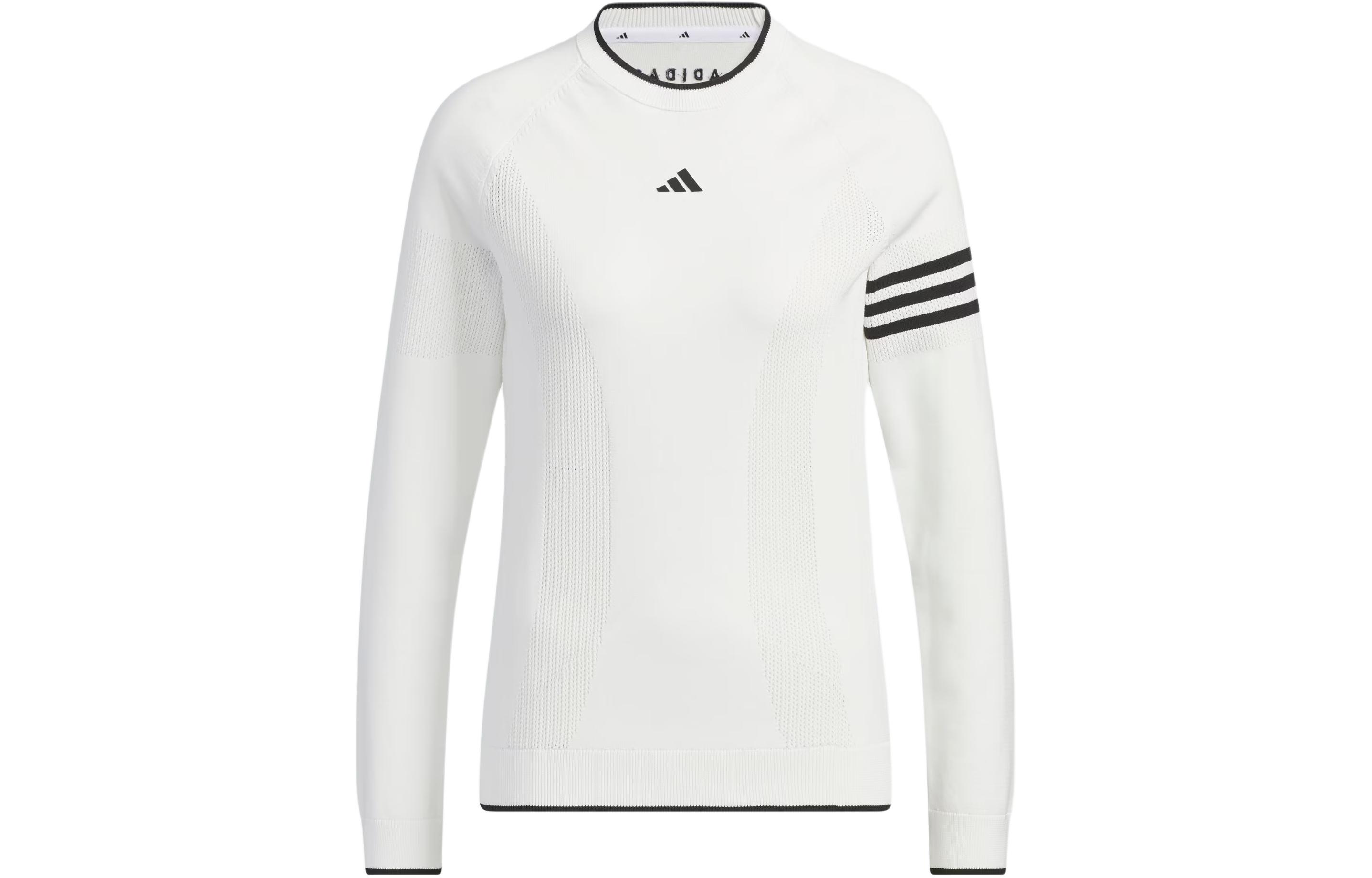 Adidas Long Sleeve Pullover Sweater Knitwear Women s White IK9797 XS