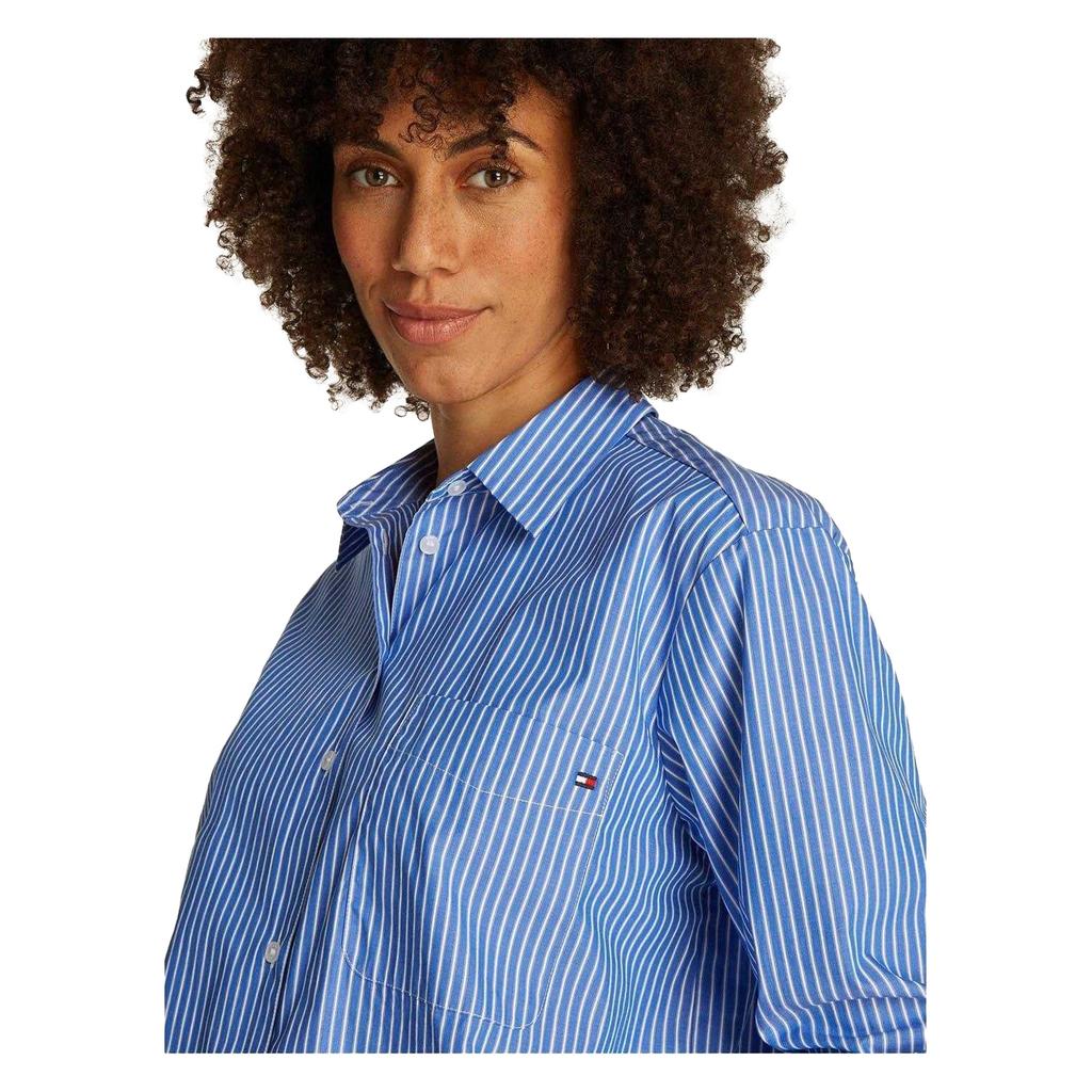 Tommy Hilfiger Womens/Ladies Relaxed Fit Long-Sleeved Shirt