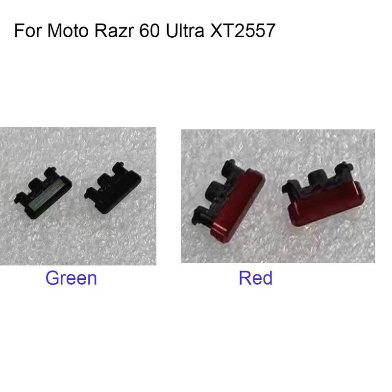 

1PC For Moto Razr 60 Ultra XT2557 Volume Side Button For Moto Razr60 Ultra Volume Up Down Side Key Switch Replacement Parts червоний