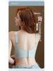 Seamless Wirefree Plus Size Sports Bra for a Slimmer Look with Fixed Cups and Beautiful Back Design