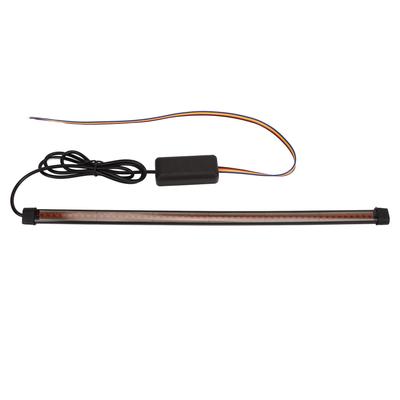 30cm Brake Light Strip Bar DC12 To 15V High Brightness Waterproof Red Amber Daytime Running Light