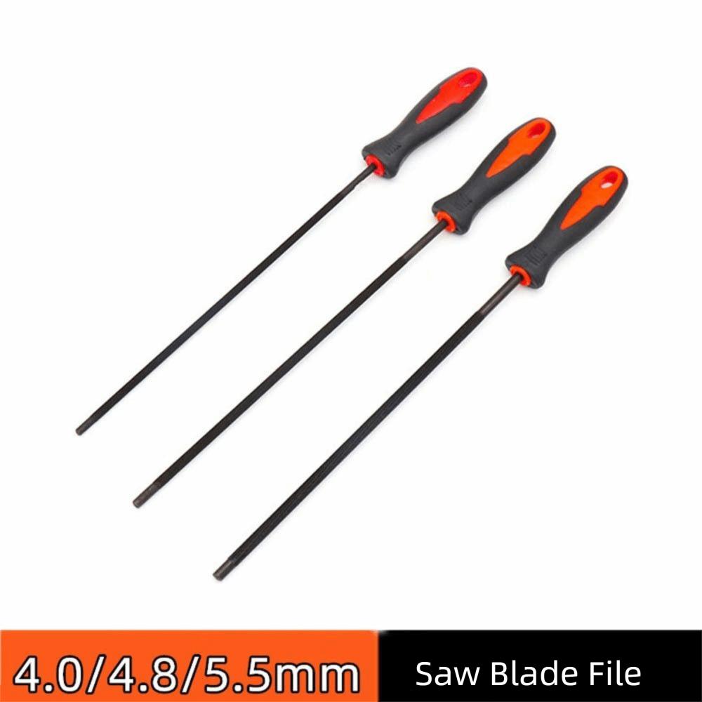 Grinding Saw Chain Files Polishing Sawing File Professional Chainsaw Round Files  Woodworking