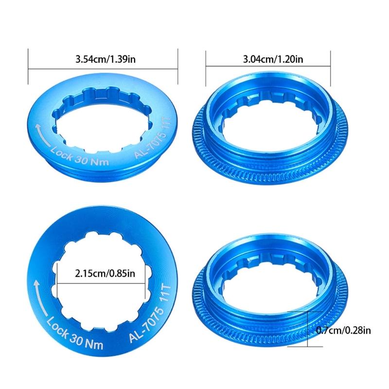 Mountain Bike Cassette Flywheel Cover 11T Flywheel Lock Caps Replacement Fixing Rings Fastening Caps Easy to Use