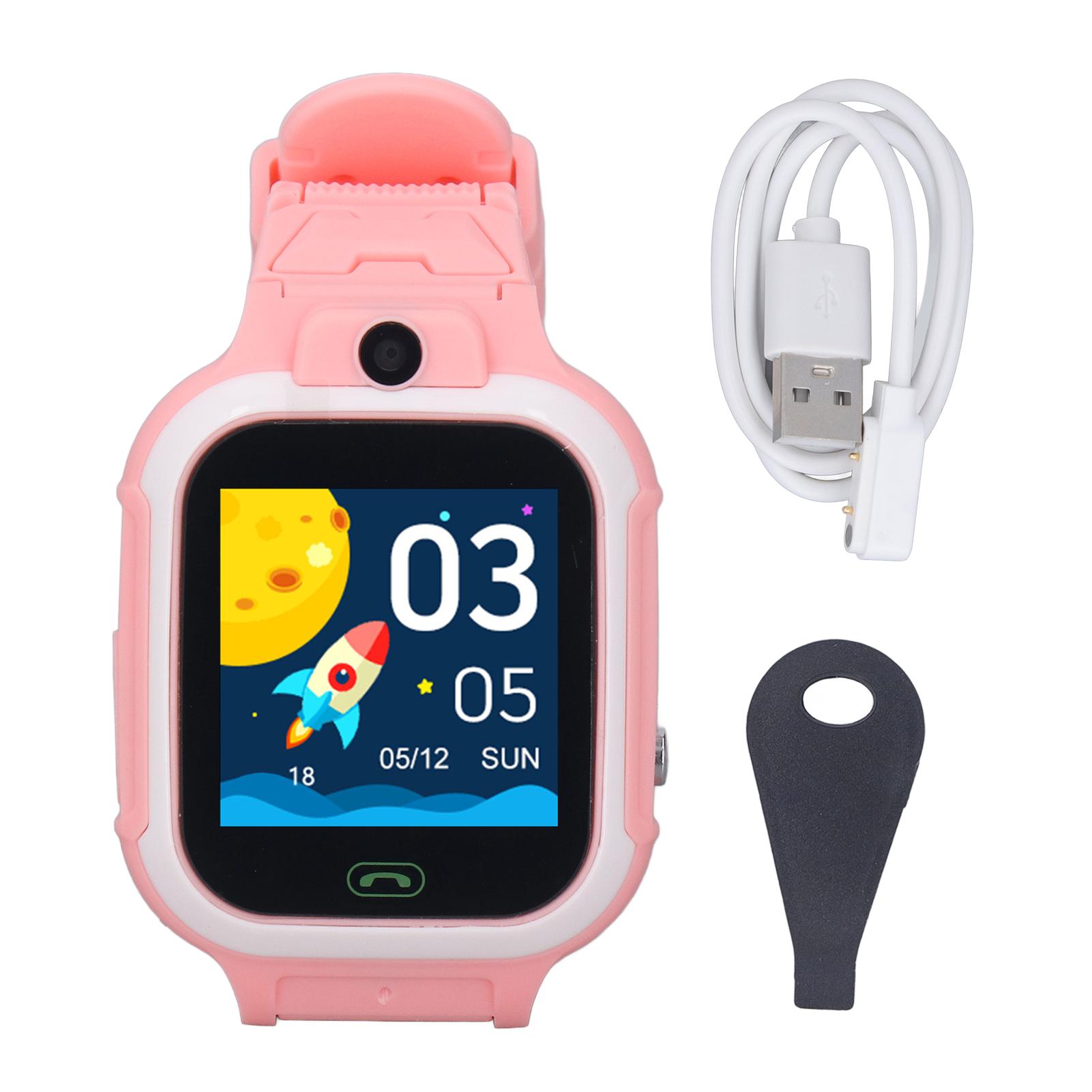 

Детские умные часы IP67 водонепроницаемые многофункциональные 4G звонки голосовые сообщения интеллектуальные часы для розовый