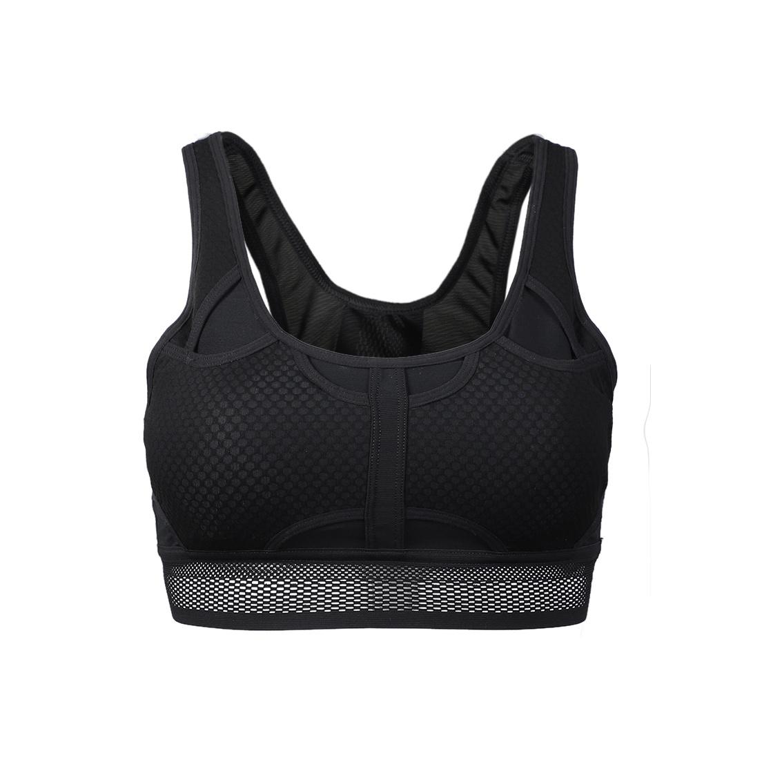 Nike Women's Black Swoosh Ultrabreathe Dri-Fit Medium Support Sports Bra Sports Bra Cj0150-010 Cm