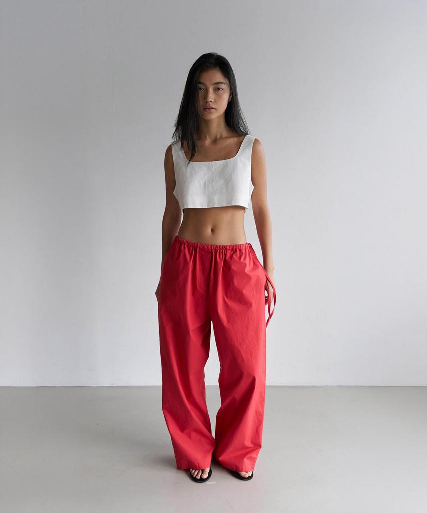 Odeukaelol Color Relax Pants_Red