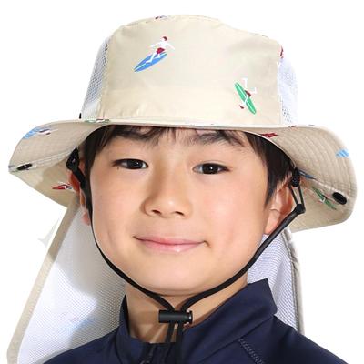 Fellow Beach Hat UV Protection Surf Hat Safari Hat Kids Hat One Size Fits All Pool UV Protection S Cm Surf [FELLOW] UPF50+ 54.0