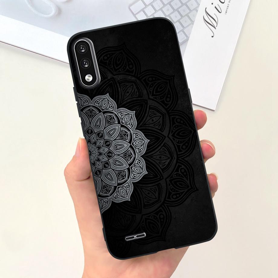 For LG K22 2020 Phone Case Back Cover Stylish Pattern Soft Liquid Silicone TPU Coque Fundas LGK22 K 22 Panda Housing