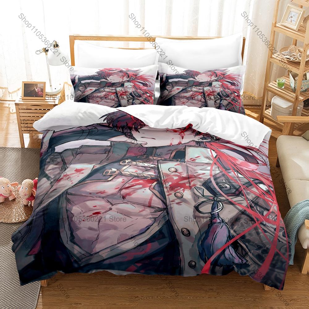 Anime Bedding Set 3Pcs Fate Grand Order Takasugi Shinsaku Stylish Design Bedroom Gift for FGO Lovers for Fans