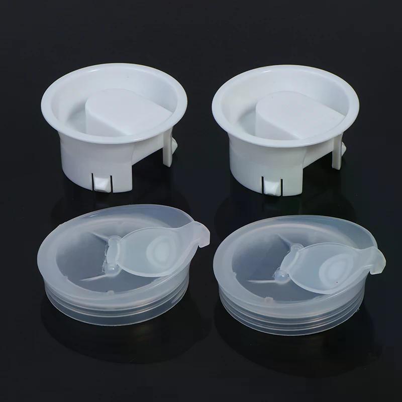 1Pcs White Hot/Cold Water Carafe Pitcher Lid Cover Food Grade Plastic Anti-Dust Leakproof Lids Stoppers For Bistro Pitcher
