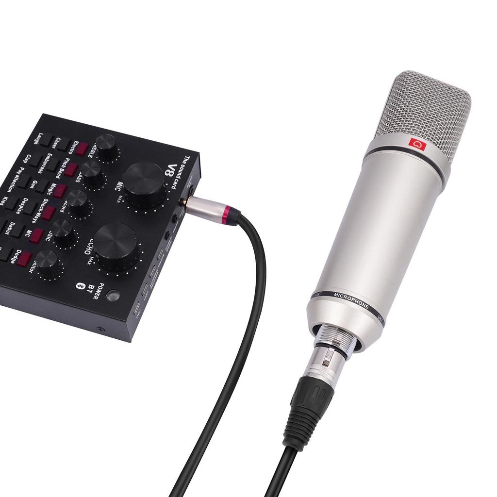 Double Shielded 3.5mm To XLR-F Balanced Condenser Mic Cable