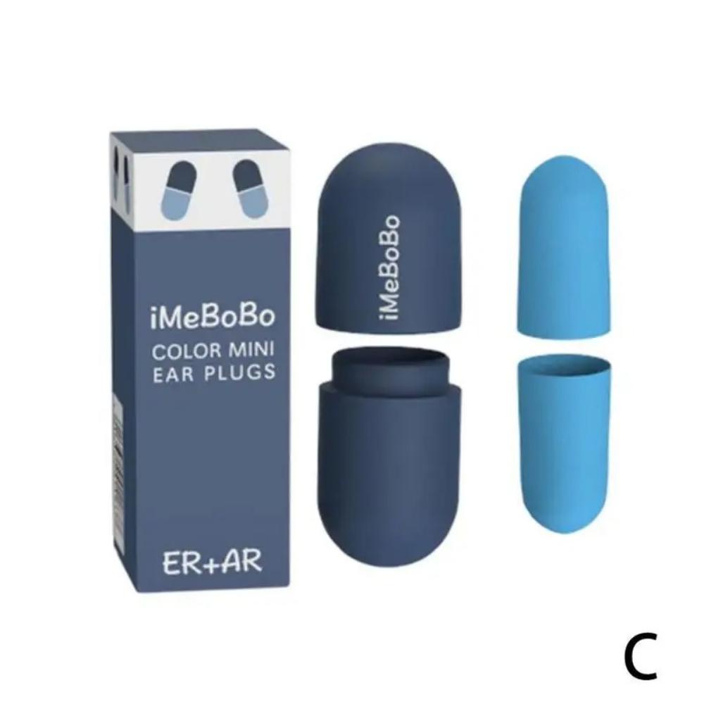 

Lipstick-shaped noise-cancelling earplugs, sponge earplugs, memory foam anti-snore for sleep, quiet sleep, student dormitory синий