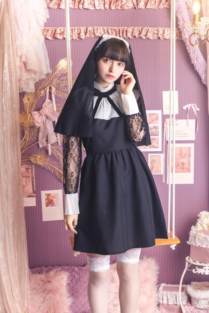 Clearstone Coquettish Girly Cosplay Halloween Dolly Sister Women's Black