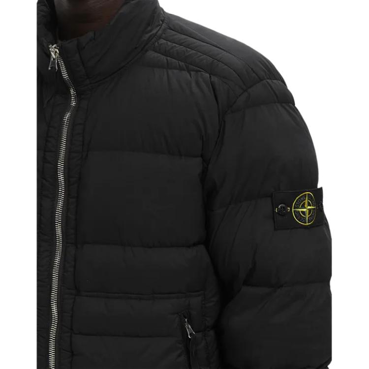 STONE ISLAND FW25 Daunenjacke Unisex Schwarz K2S154100039S0028-V0029