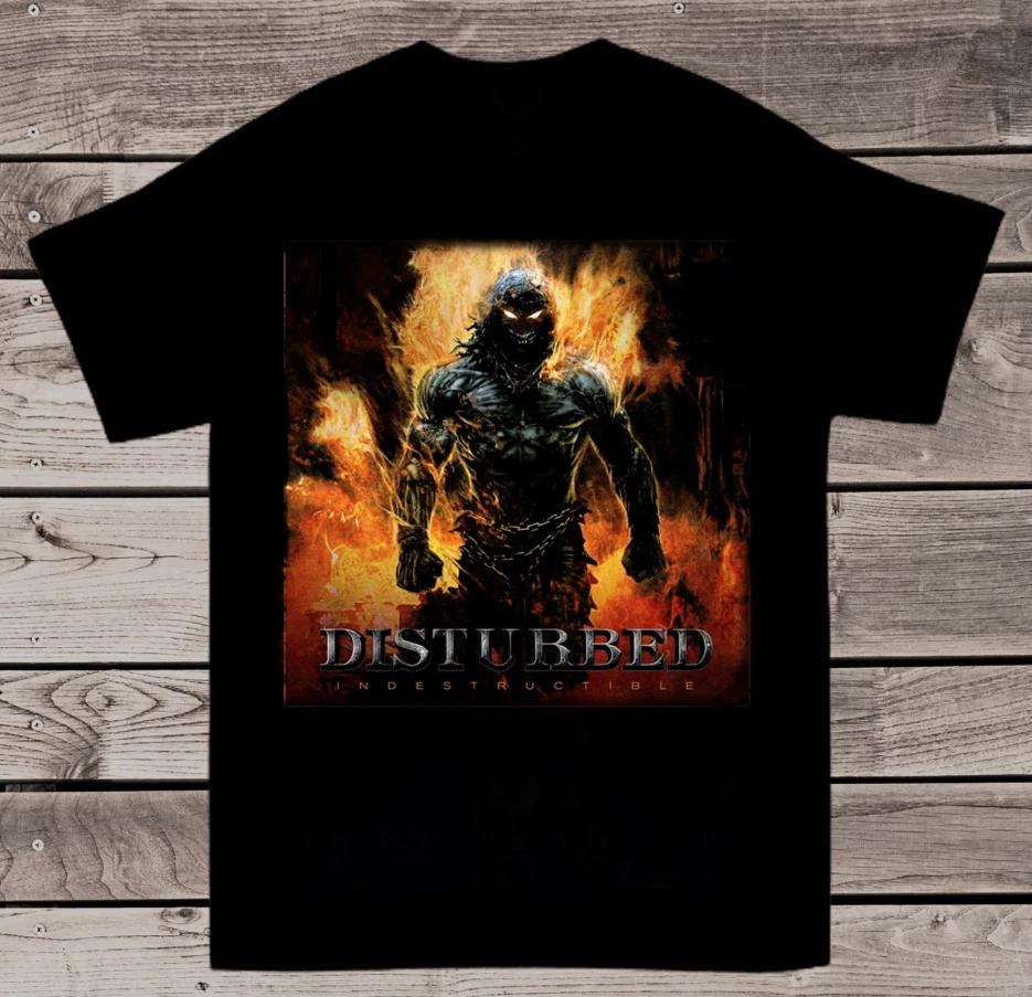New Disturbed Band Gift For Fan Cotton Black All Size T-shirt M