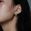 [Worn by Ki Eun-se][D.silver925] Grace Curve Earrings
