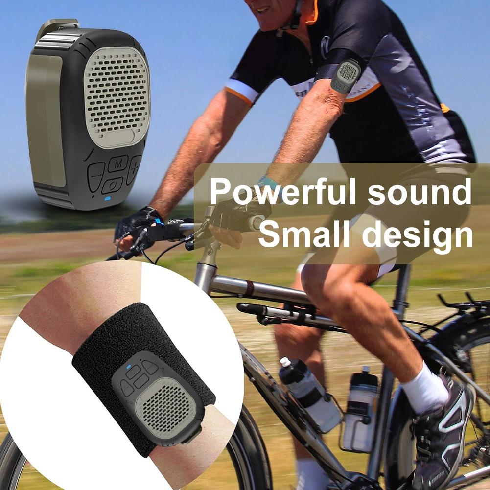 Wearable BT Speaker Waterproof Magnetic Clip-On Wireless Portable Speakers Built-in Mic Small Speaker for Hands-Free Music/Calls