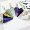 Retro European & American Crystal Hexagonal Pendulum Pendant