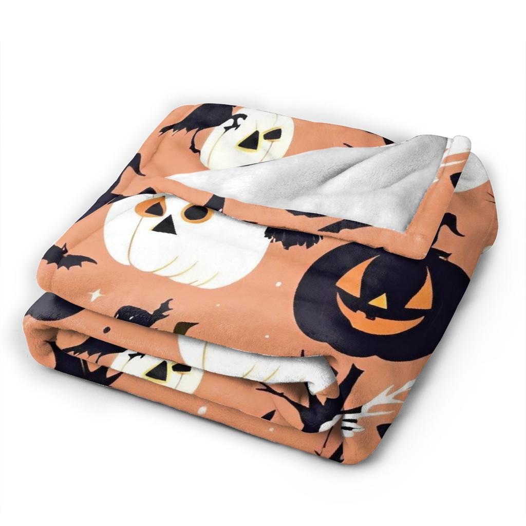 Halloween Theme Pattern  Blanket Quality Warm Soft  Bedding Throws Winter Kids Home Decor Fashion Bedspread