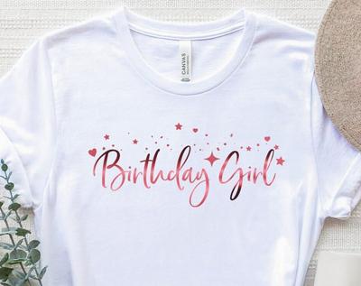 Birthday Girl Shirt, Shining Birthday Girl T-Shirt, Cute Girls Birthday Gift Shirt, Girl's Birthday Shirts, Birthday Girl Tee, Birthday Tees
