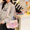 New Y2k Cute Anime Ita Bag JK Two-dimensional Crossbody Bag Lolita Girl Transparent Shoulder Bag Otaku DIY Comic Display Handbag