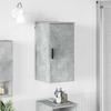 Wall Mounted Bathroom Cabinet Concrete Grey 30 x 31.5 x 61 cm