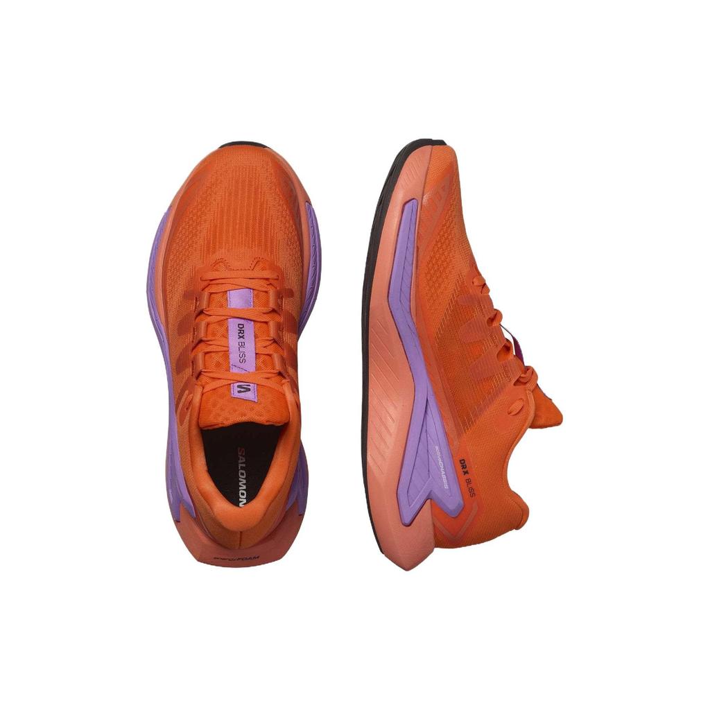 Salomon Drx Bliss Comfortable Versatile Non-Slip Wear-Resistant Low-Top Running Shoes Women sneaker Fire-Dragon-Red 474394