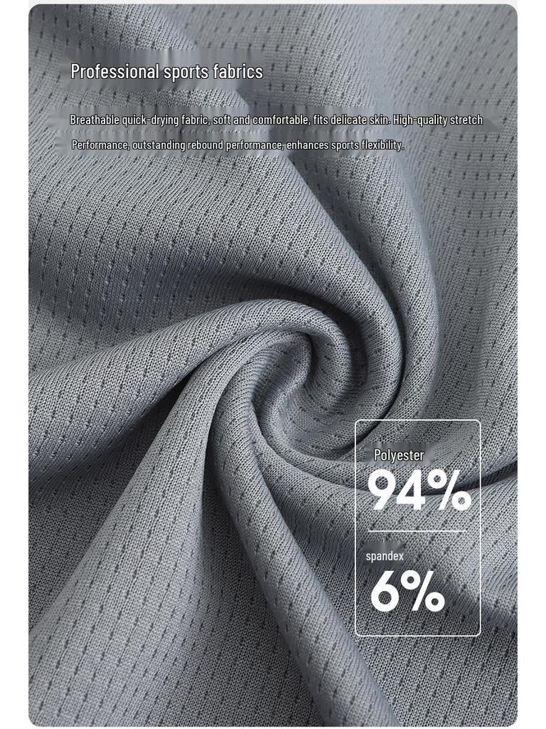 Men's Plus Size Quick-Dry Long Sleeve Running Shirt